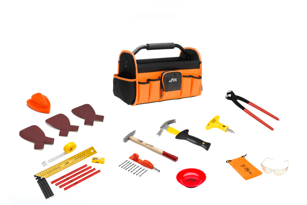 Real kit d'outils pour Enfants, 22 pièces menuiserie pour Enfants kit d' outils Junior, Ensemble d'outils de Construction pour Les Enfants Faisant  Semblant de Jouer, Bricolage Outils réels pour : : Jeux et